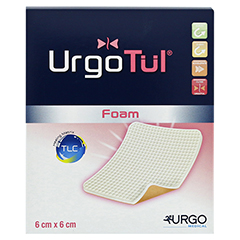 URGOTL Foam 6x6 cm Verband 10 Stck - Vorderseite