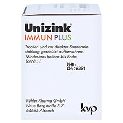UNIZINK Immun Plus Kapseln 1x60 Stück - Rechte Seite