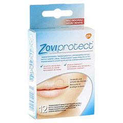 ZOVIPROTECT Lippenherpes-Patch transparent 12 Stck
