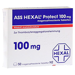 ASS HEXAL Protect 100 mg magensaftres.Tabletten 50 Stck N2