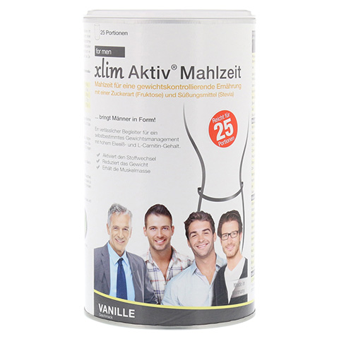 XLIM Aktiv Mahlzeit for men Vanille Pulver 500 Gramm