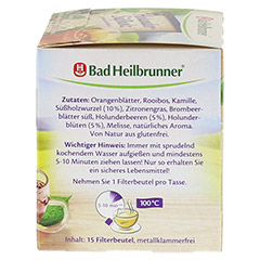 BAD HEILBRUNNER Tee Holunder Sholz Filterbeutel 15 Stck - Rechte Seite