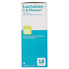 Lactulose-1A Pharma 1000 Milliliter N3 - Vorderseite