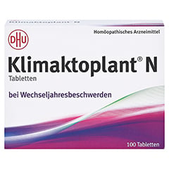 KLIMAKTOPLANT N Tabletten 100 Stück N1 - Vorderseite