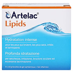 Artelac Lipids MD Augentropfen 3x10 Gramm - Rückseite