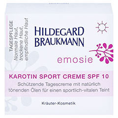 Hildegard Braukmann EMOSIE Karotin Sport Creme SPF 10 50 Milliliter - Vorderseite