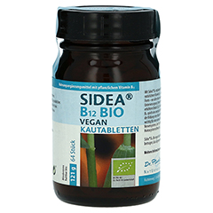 SIDEA B12 Bio vegan Kautabletten