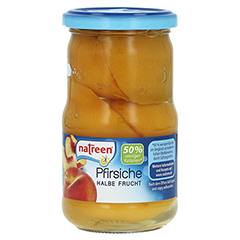 NATREEN Obstkonserve Pfirsiche halbe Frucht 370 Milliliter