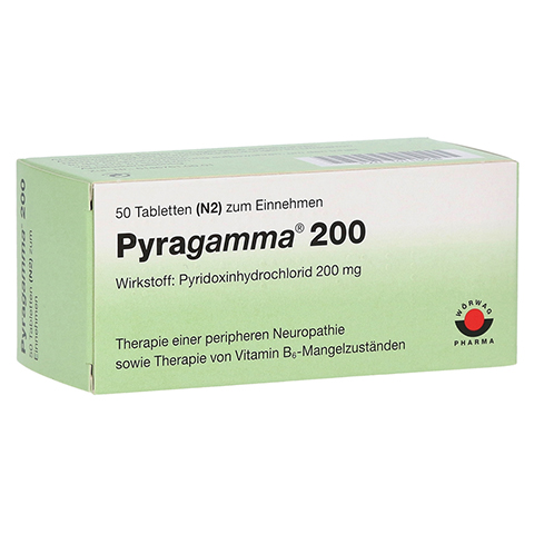 PYRAGAMMA 200 Tabletten 50 Stck N2