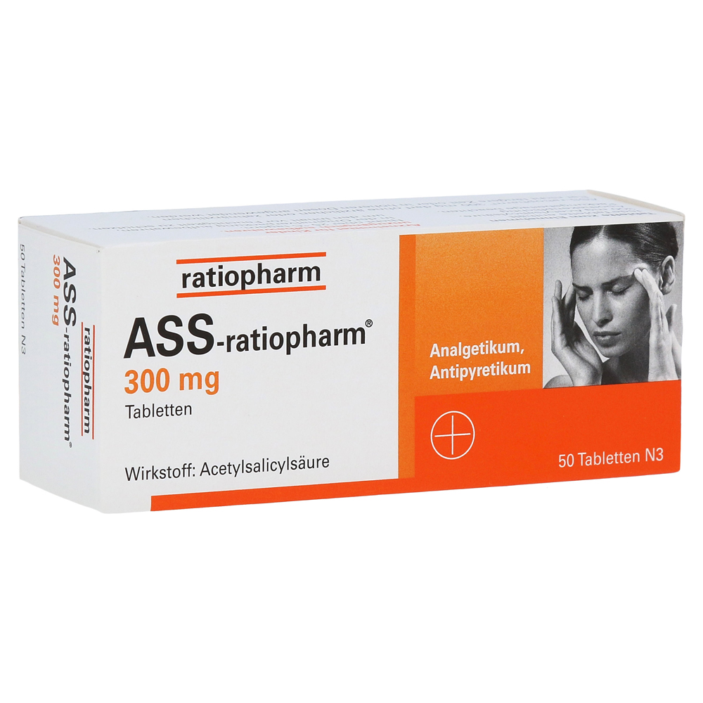 ASS-ratiopharm 300mg Tabletten 50 Stück