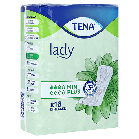 TENA LADY mini plus Inkontinenz Einlagen 16 Stück