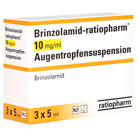 Brinzolamid-ratiopharm 10mg/ml 3x5 Milliliter N2