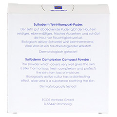 SULFODERM S Teint Kompakt Puder pastell 10 Gramm - Rückseite