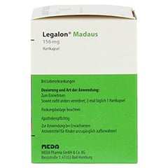 Legalon Madaus 156mg 60 Stck N2 - Rechte Seite
