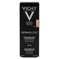 Vichy Dermablend Make-up Fluid Nr. 45 Gold 30 Milliliter - Rückseite