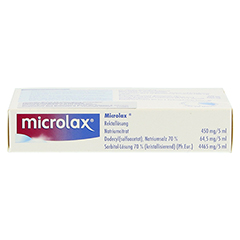 Microlax Rektallsung 4x5 Milliliter N1 - Oberseite