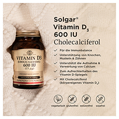 SOLGAR Vitamin D3 600 I.E. Kapseln 120 Stck - Info 1