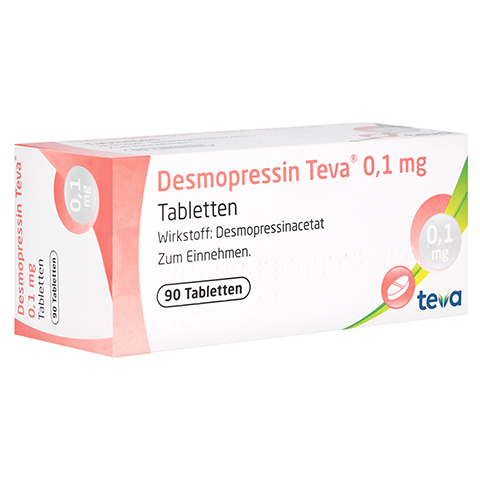 DESMOPRESSIN Teva 0,1 mg Tabletten 90 Stck N3