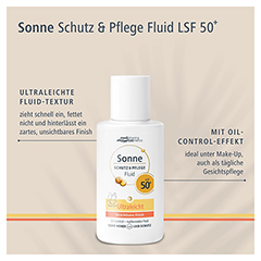 SONNE SCHUTZ & Pflege Fluid ultraleicht LSF 50+ 50 Milliliter - Info 2