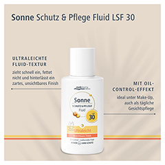 SONNE SCHUTZ & Pflege Fluid ultraleicht LSF 30 50 Milliliter - Info 2