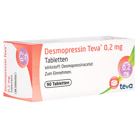 DESMOPRESSIN Teva 0,2 mg Tabletten 90 Stck N3