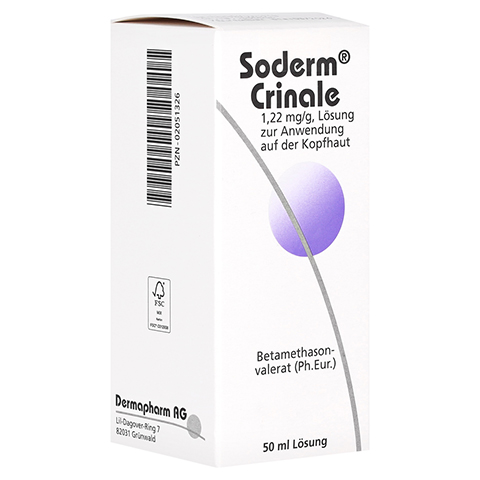 SODERM Crinale 1,22 mg/g Lsung z.Anw.a.d.Kopfhaut 50 Milliliter N2
