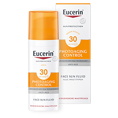 EUCERIN Sun Fluid PhotoAging Control LSF 30 + gratis Eucerin Oil Control Body 50 ml 50 Milliliter