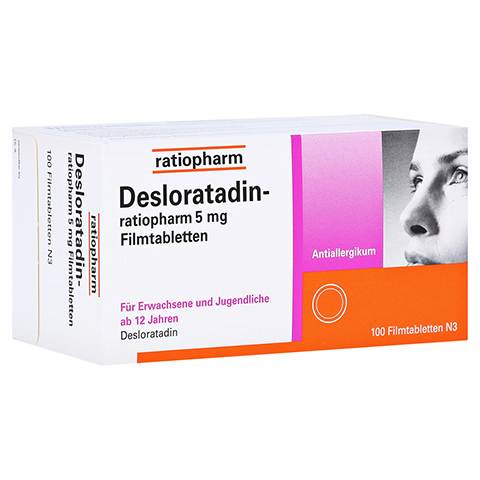 Desloratadin-ratiopharm 5mg 100 Stck N3