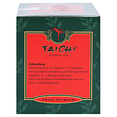 TAI CHI Energie Tee mit Ginseng Filterbeutel 20 Stück - Linke Seite