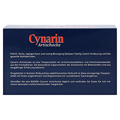 CYNARIN Artischocke Filterbeutel 20 Stück - Rückseite