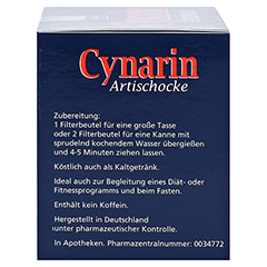 CYNARIN Artischocke Filterbeutel 20 Stück - Linke Seite