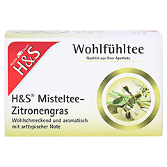 H&S Misteltee Mischung mit Zitronengras Filterbtl. 20x2.0 Gramm - Vorderseite