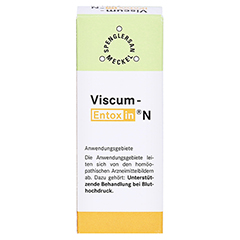 VISCUM ENTOXIN N Tropfen 20 Milliliter N1 - Rückseite