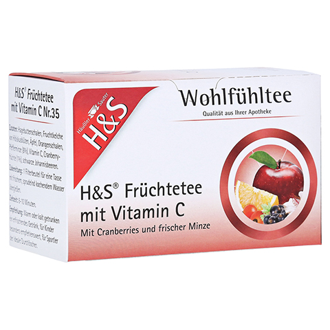 H&S Früchte mit Vitamin C Filterbeutel 20x2.7 Gramm