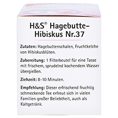 H&S Hagebutte mit Hibiskus Filterbeutel 20x3.0 Gramm - Linke Seite