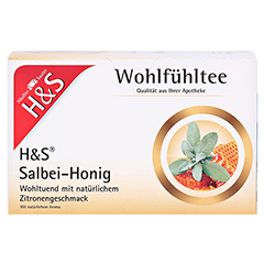 H&S Wohlfhltee Salbei Honig mit Zitrone Fbtl. 20x2.0 Gramm - Vorderseite