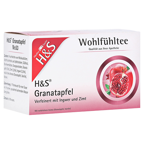 H&S Granatapfel Filterbeutel 20x2.0 Gramm