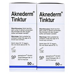 AKNEDERM Tinktur 2x50 Milliliter - Rechte Seite