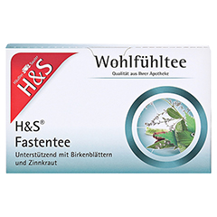 H&S Wohlfhltee Fastentee Filterbeutel 20x1.5 Gramm - Vorderseite