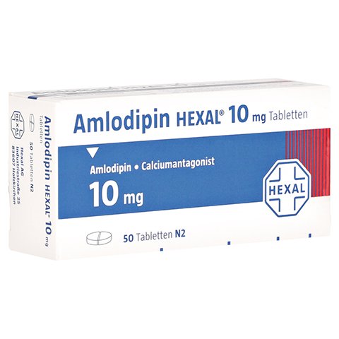 Amlodipin HEXAL 10mg 50 Stck N2