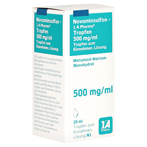 Novaminsulfon-1A Pharma Tropfen 500mg/ml 20 Milliliter N1
