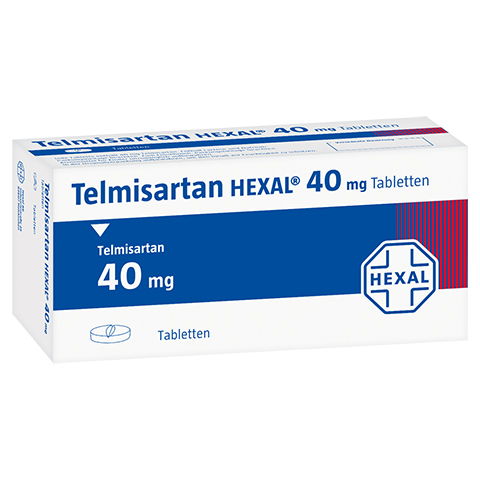 Telmisartan HEXAL 40mg 98 Stck N3