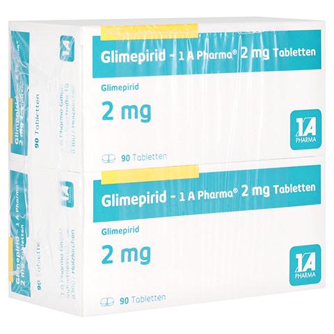 Glimepirid-1A Pharma 2mg 180 Stck N3