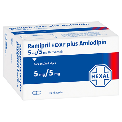Ramipril HEXAL plus Amlodipin 5mg/5mg 100 Stck N3