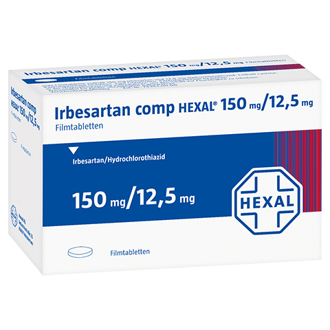 Irbesartan comp HEXAL 150mg/12,5mg 98 Stck N3