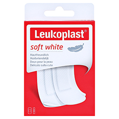 Leukoplast soft white Wundschnellverband Pflaster 20 Stck - Vorderseite