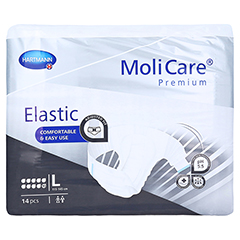 MOLICARE Premium Elastic Slip 10 Tropfen Gr.L 14 Stck - Vorderseite