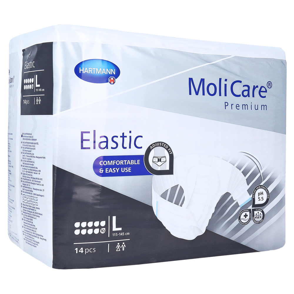 MOLICARE Premium Elastic Slip 10 Tropfen Gr.L 14 Stück