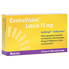 CENTROVISION Lutein 15 mg Kapseln 30 Stück