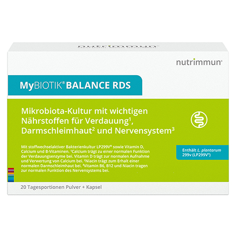 MYBIOTIK BALANCE RDS 20x2 g Plv.+20 Kapseln 1 Packung